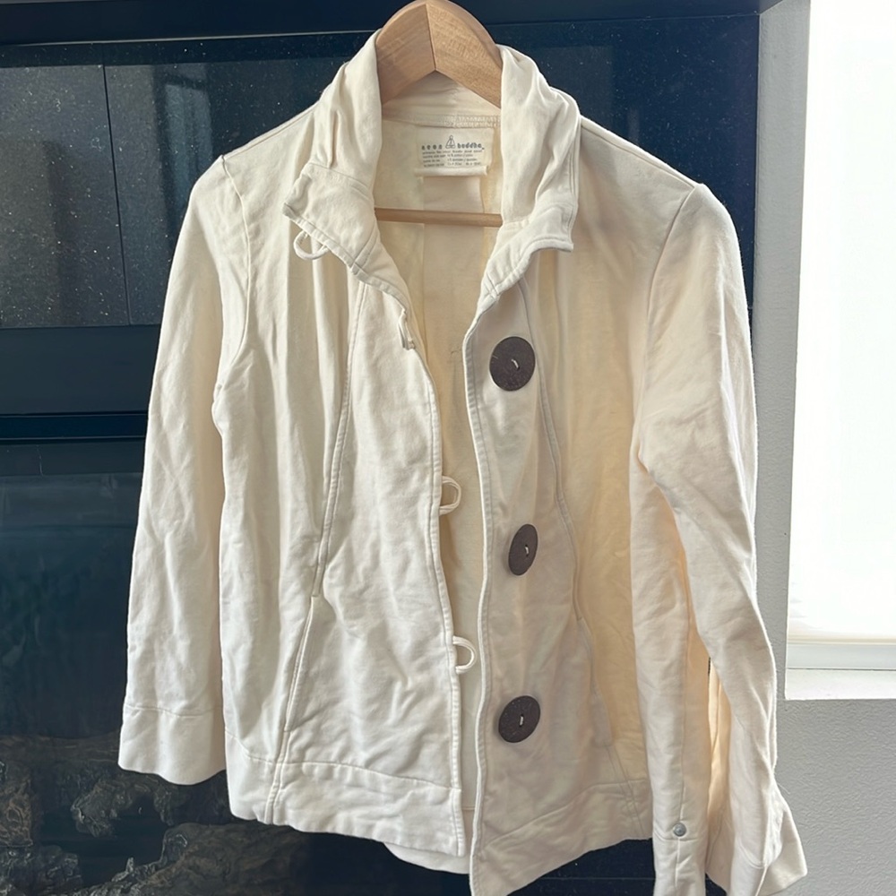 Neon Buddha cream lightweight jacket, S relaxed fit